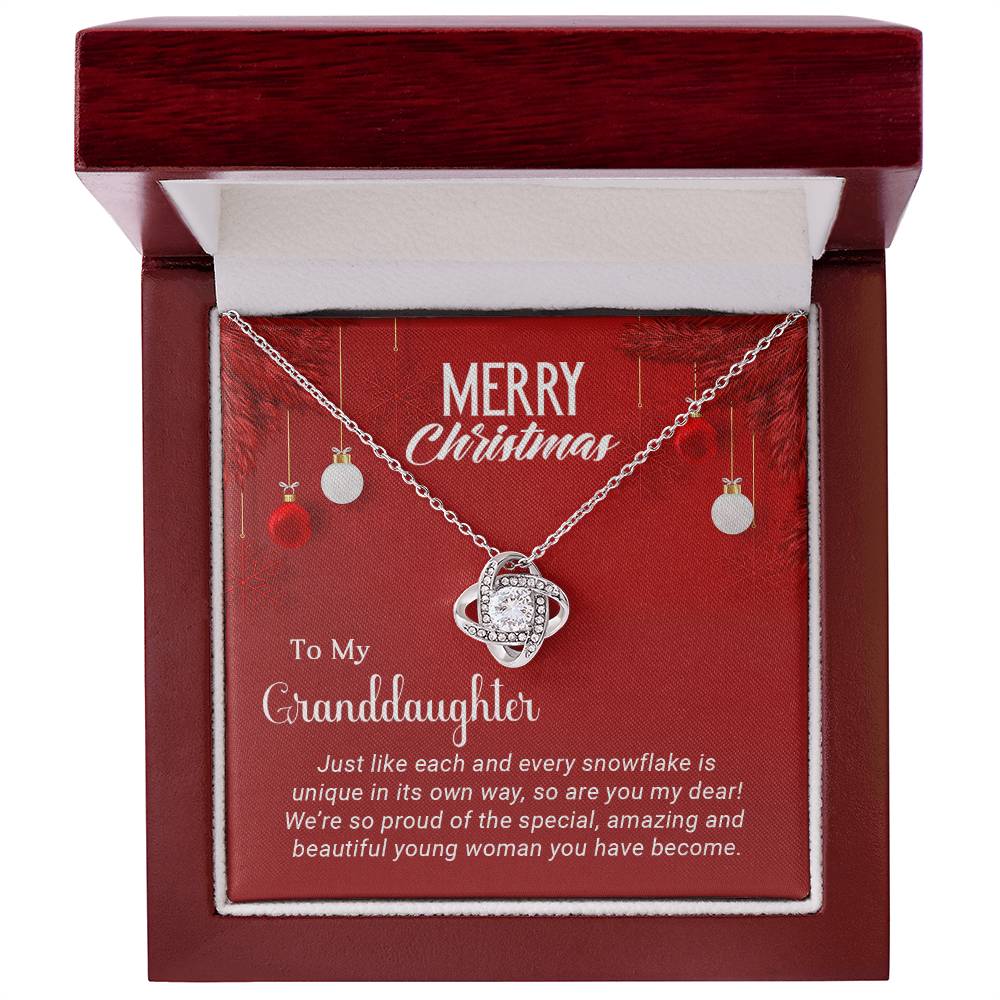 Celebrate Christmas with My Granddaughter – A Unique Necklace Gift of Love A1037