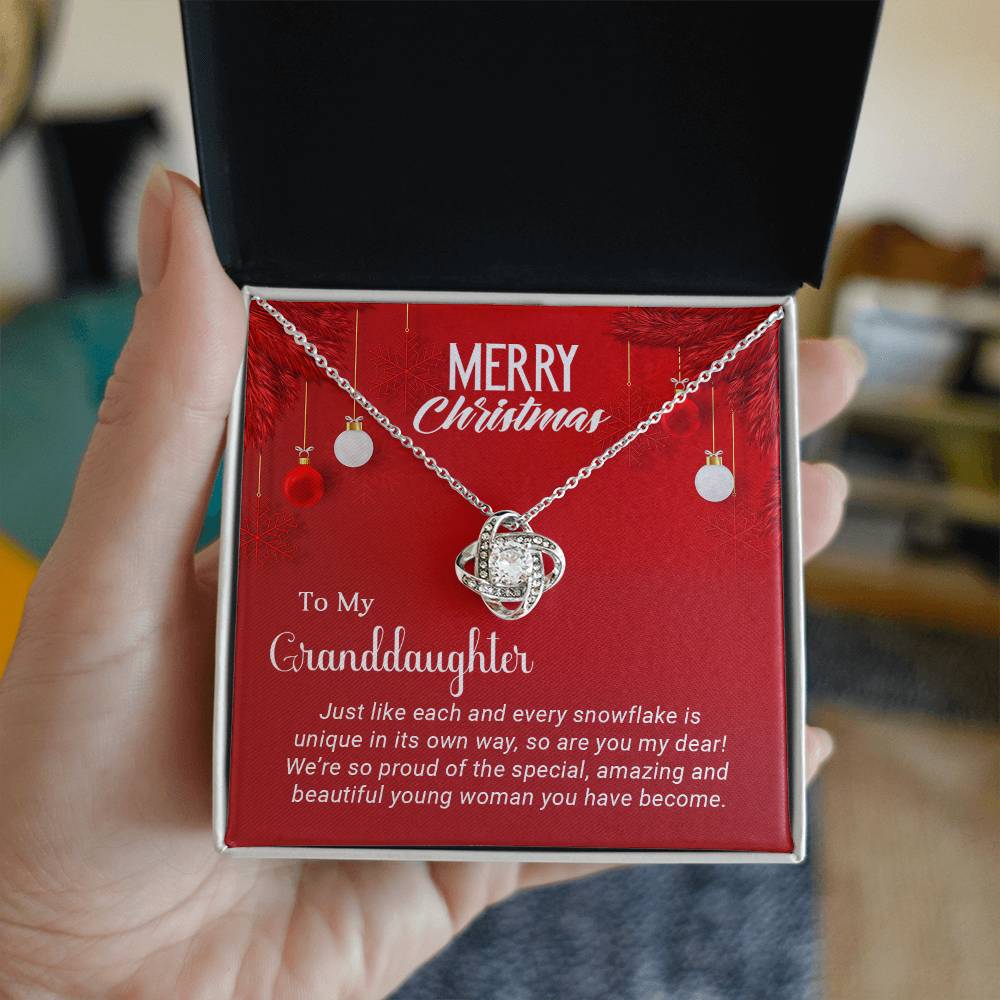 Celebrate Christmas with My Granddaughter – A Unique Necklace Gift of Love A1037