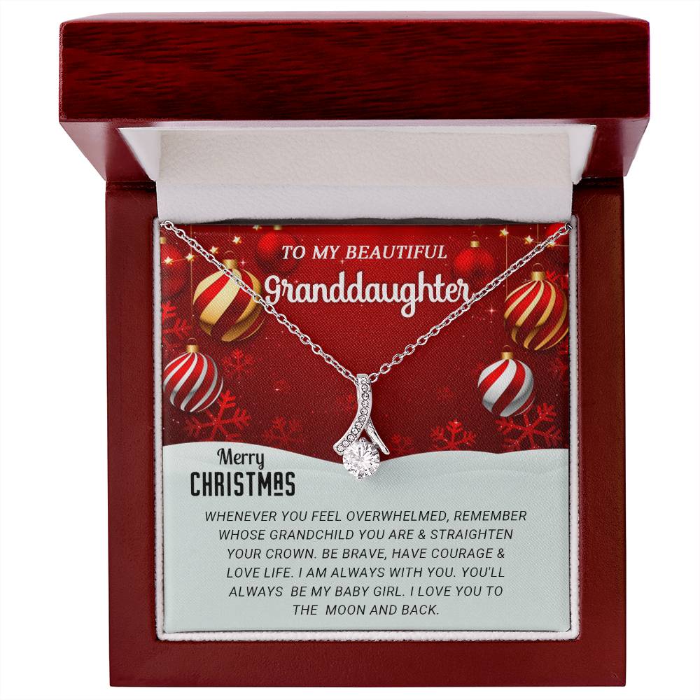 A Christmas Necklace for My Beautiful Granddaughter – Celebrate Her with a Gift of Love A1039