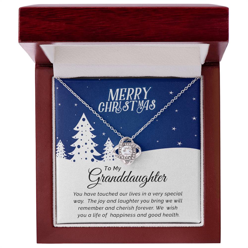 Personalized Christmas Necklace for Granddaughter – Celebrate with Love A1040