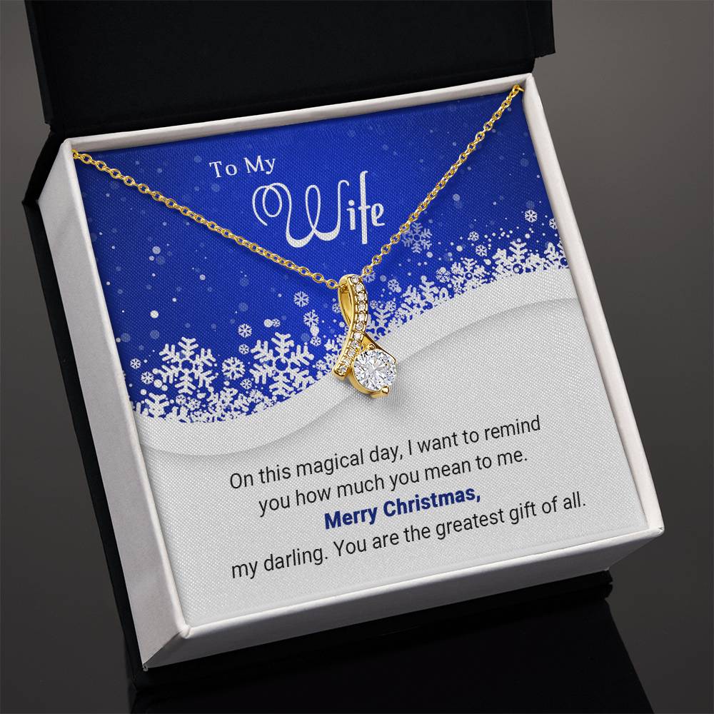 Gift Your Wife a Christmas to Remember with a Beautiful Necklace A1041