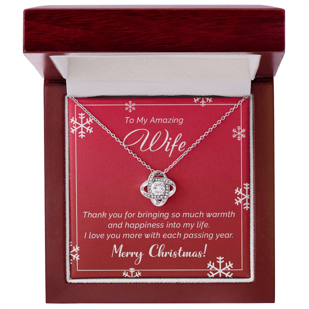 Romantic Merry Christmas Necklace Gift for Your Amazing Wife A1043