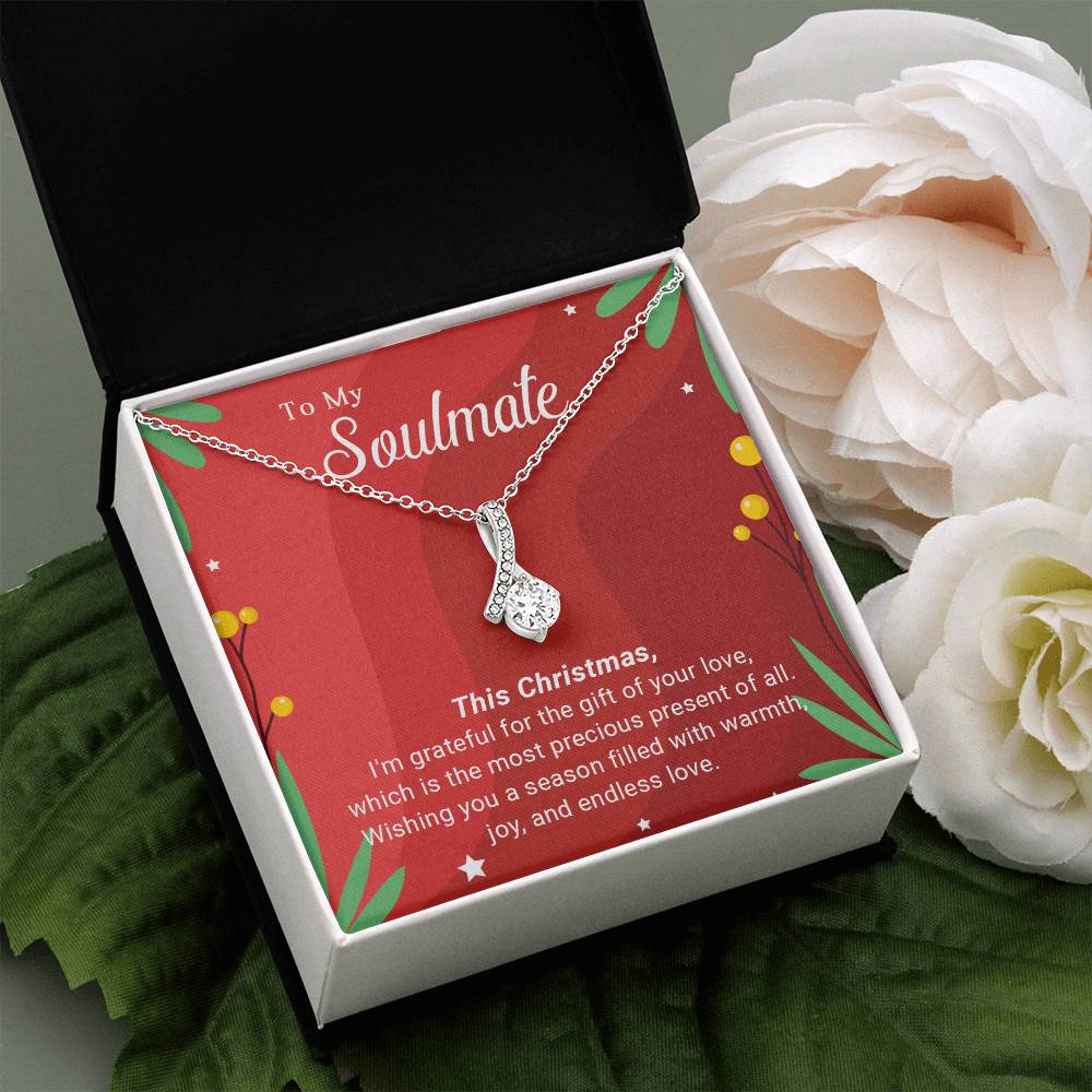 To My Soulmate: Merry Christmas Necklace Gift – A Symbol of Our Eternal Love A1049