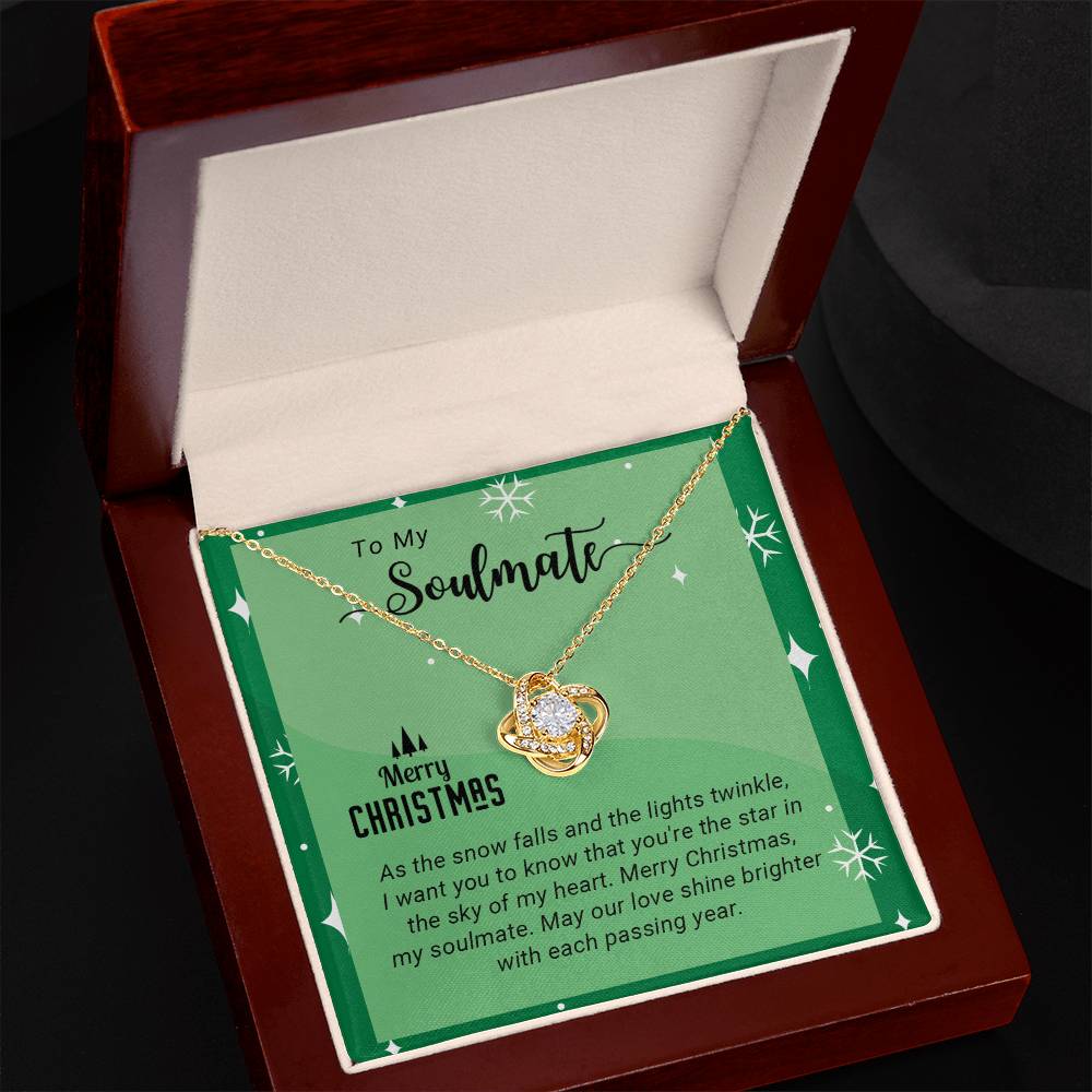 Merry Christmas to My Soulmate – A Meaningful Necklace Gift to Cherish for a Lifetime A1050