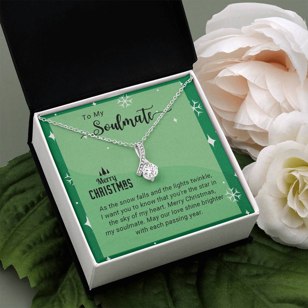 Merry Christmas to My Soulmate – A Meaningful Necklace Gift to Cherish for a Lifetime A1050