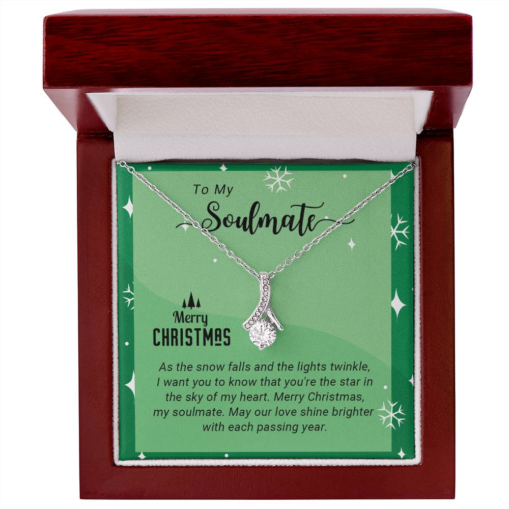 Merry Christmas to My Soulmate – A Meaningful Necklace Gift to Cherish for a Lifetime A1050