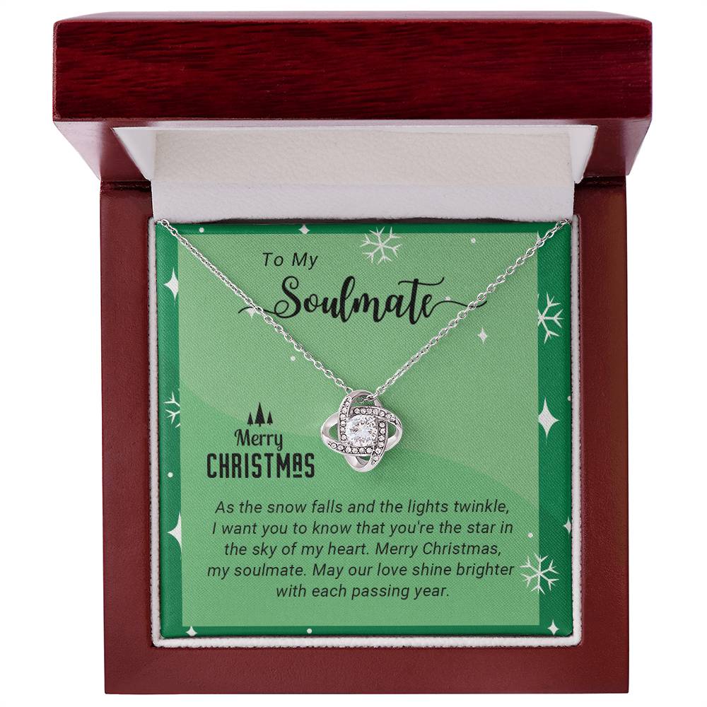 Merry Christmas to My Soulmate – A Meaningful Necklace Gift to Cherish for a Lifetime A1050