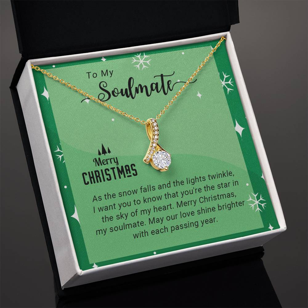 Merry Christmas to My Soulmate – A Meaningful Necklace Gift to Cherish for a Lifetime A1050