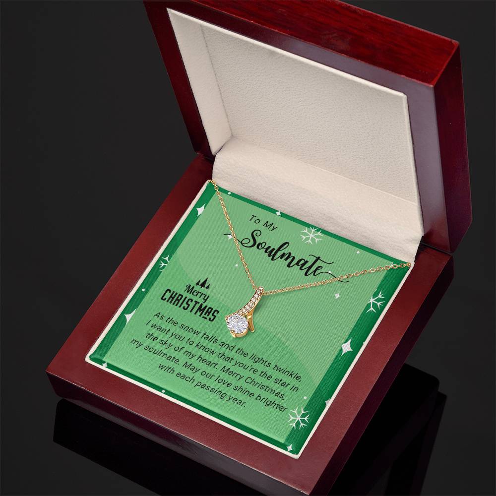 Merry Christmas to My Soulmate – A Meaningful Necklace Gift to Cherish for a Lifetime A1050