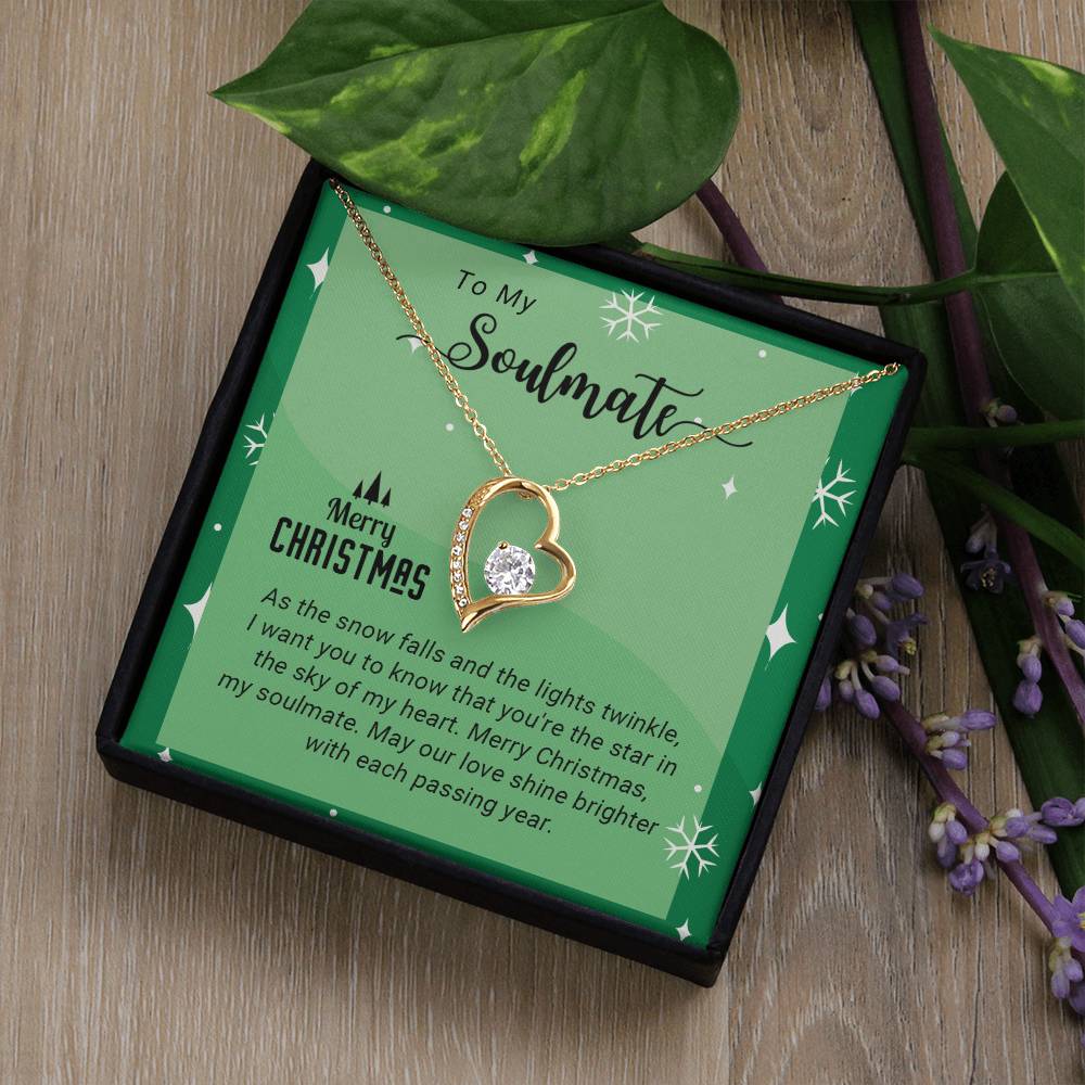 Merry Christmas to My Soulmate – A Meaningful Necklace Gift to Cherish for a Lifetime A1050