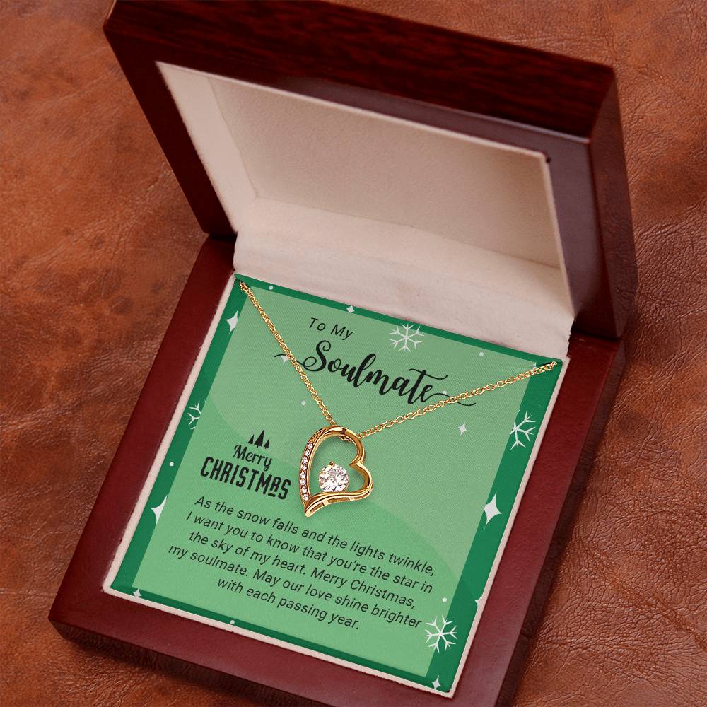 Merry Christmas to My Soulmate – A Meaningful Necklace Gift to Cherish for a Lifetime A1050