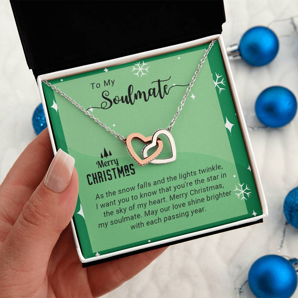 Merry Christmas to My Soulmate – A Meaningful Necklace Gift to Cherish for a Lifetime A1050