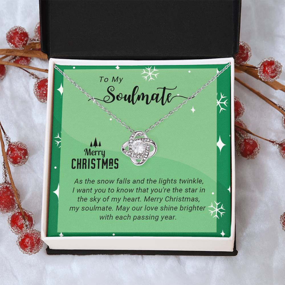 Merry Christmas to My Soulmate – A Meaningful Necklace Gift to Cherish for a Lifetime A1050