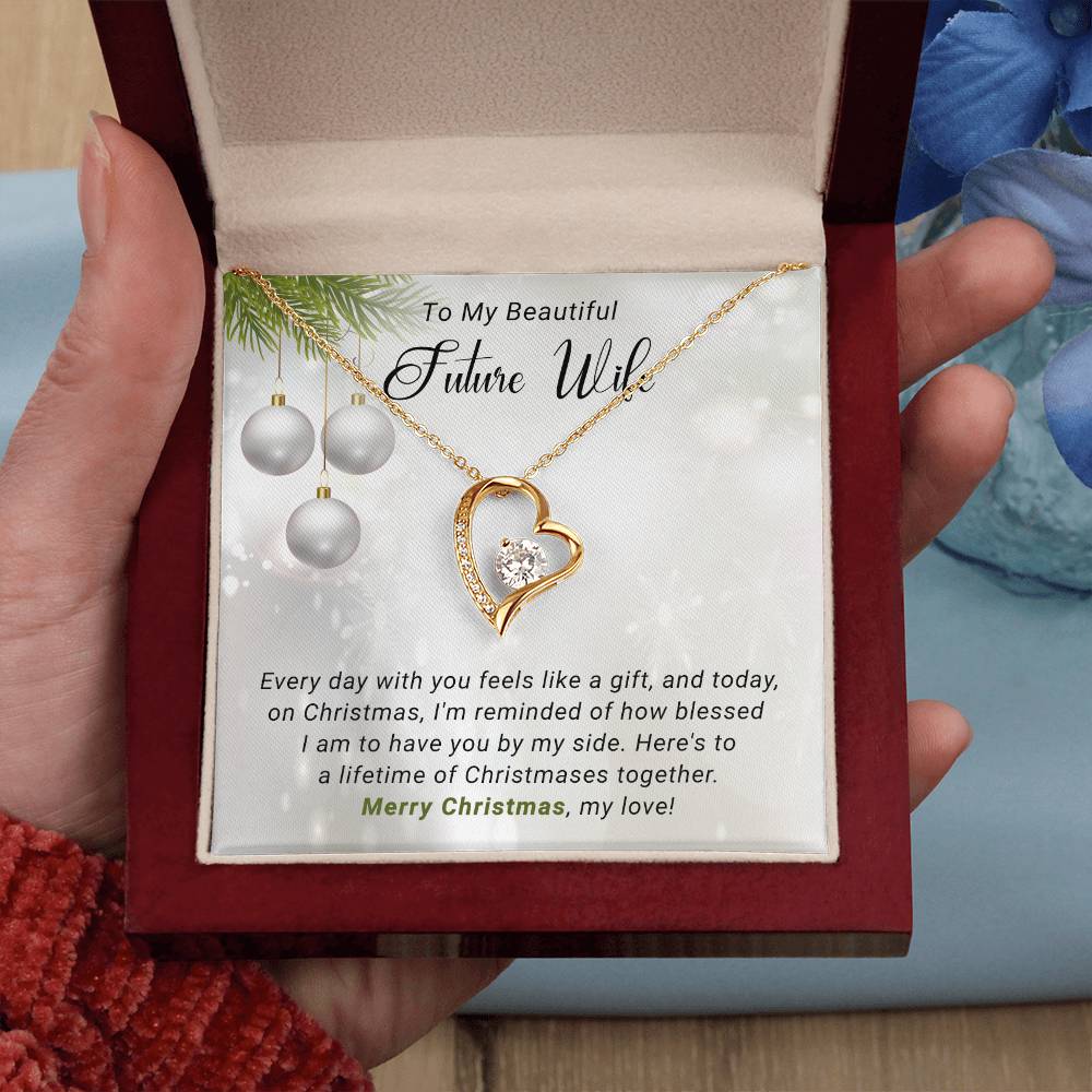 Celebrate Christmas with Love: Necklace Gift for My Beautiful Future Wife A1052