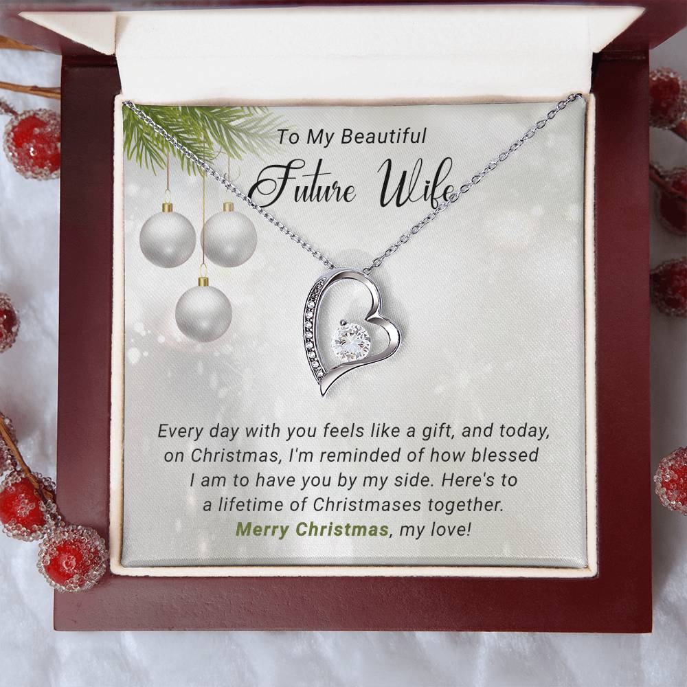 Celebrate Christmas with Love: Necklace Gift for My Beautiful Future Wife A1052