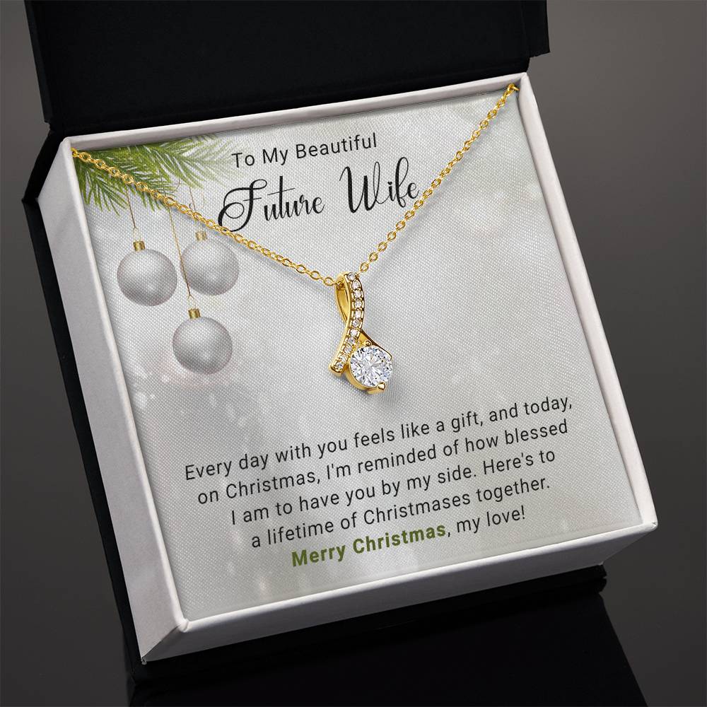 Celebrate Christmas with Love: Necklace Gift for My Beautiful Future Wife A1052