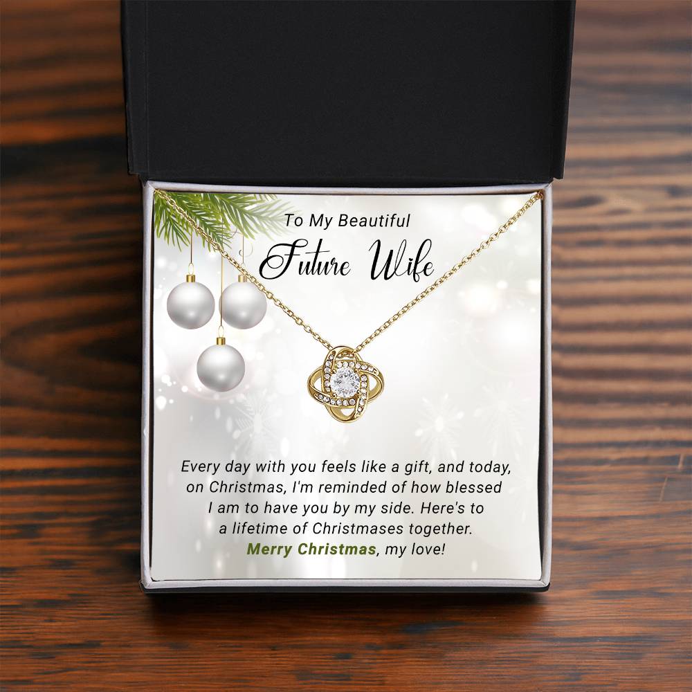 Celebrate Christmas with Love: Necklace Gift for My Beautiful Future Wife A1052