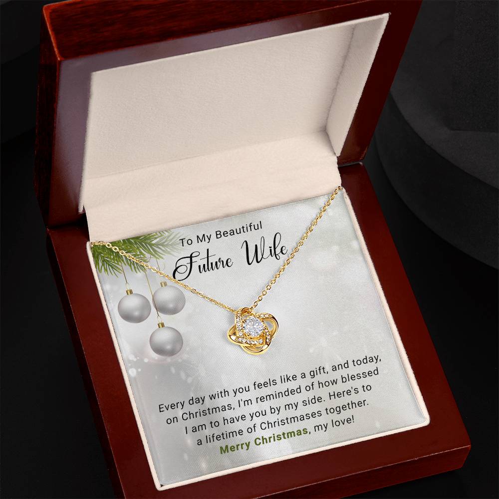 Celebrate Christmas with Love: Necklace Gift for My Beautiful Future Wife A1052