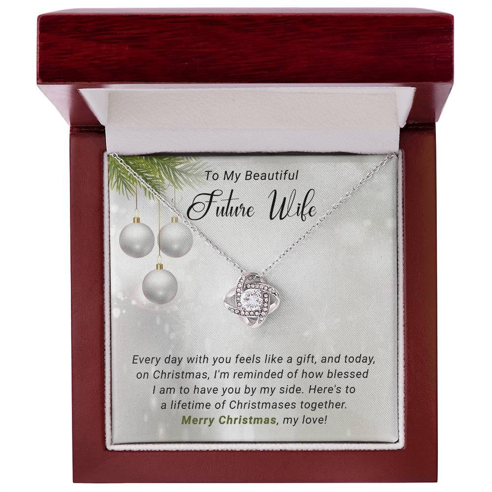 Celebrate Christmas with Love: Necklace Gift for My Beautiful Future Wife A1052