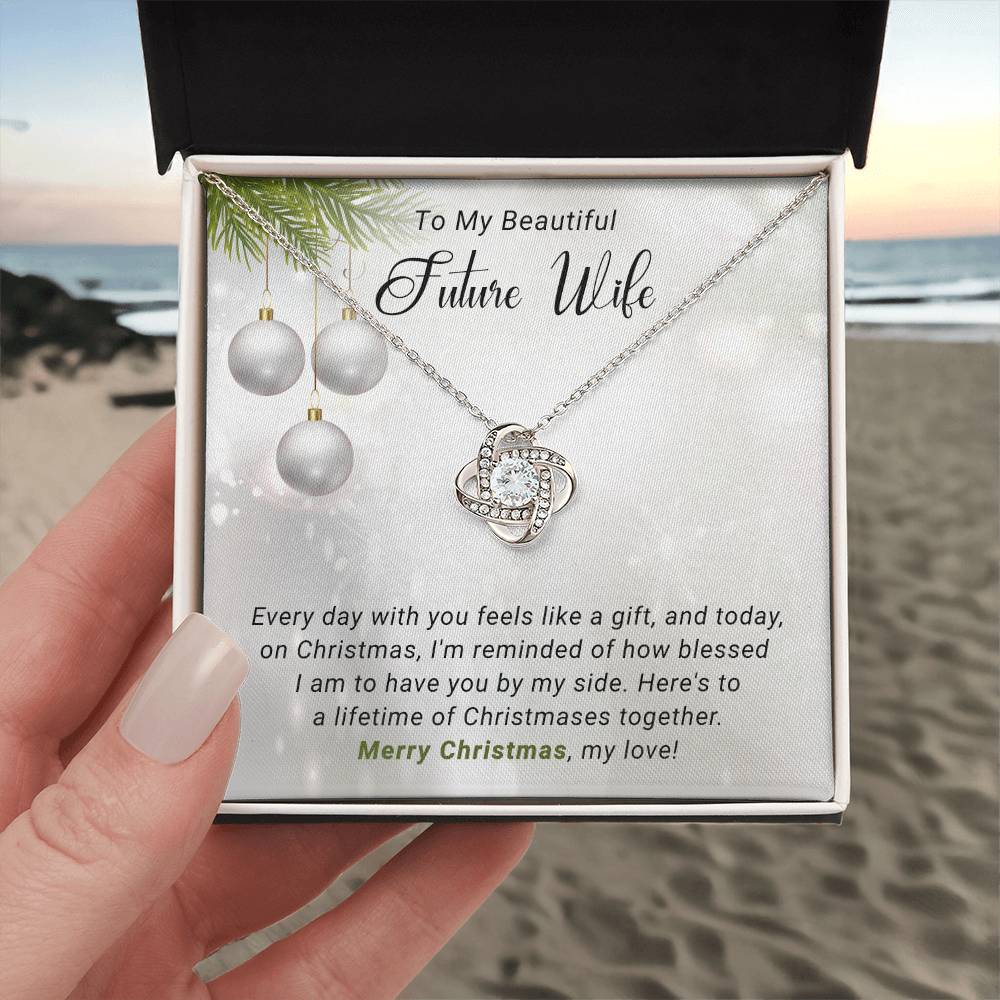 Celebrate Christmas with Love: Necklace Gift for My Beautiful Future Wife A1052