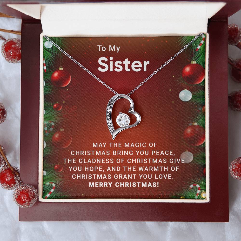 A Christmas Necklace for My Sister: A Beautiful Symbol of Our Lasting Love A1059