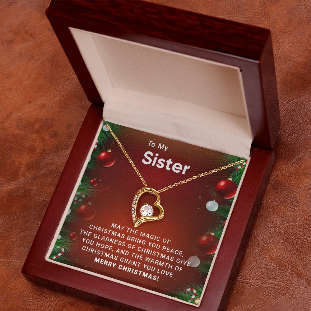 A Christmas Necklace for My Sister: A Beautiful Symbol of Our Lasting Love A1059