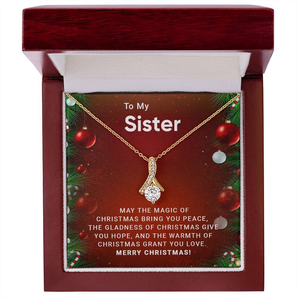 A Christmas Necklace for My Sister: A Beautiful Symbol of Our Lasting Love A1059