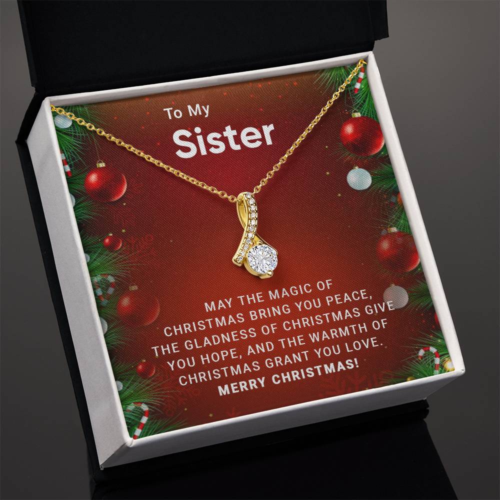 A Christmas Necklace for My Sister: A Beautiful Symbol of Our Lasting Love A1059