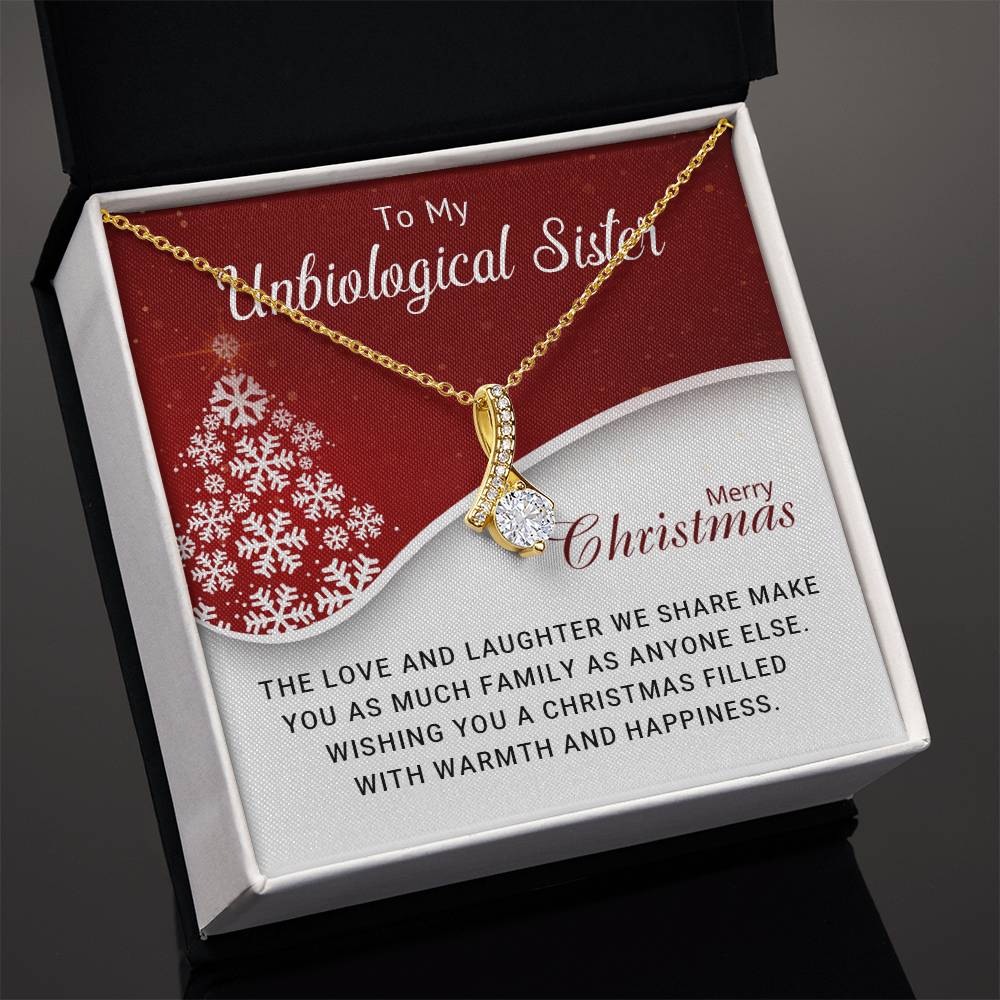 Celebrate Our Sisterhood: Christmas Necklace for My Soul Sister A1061