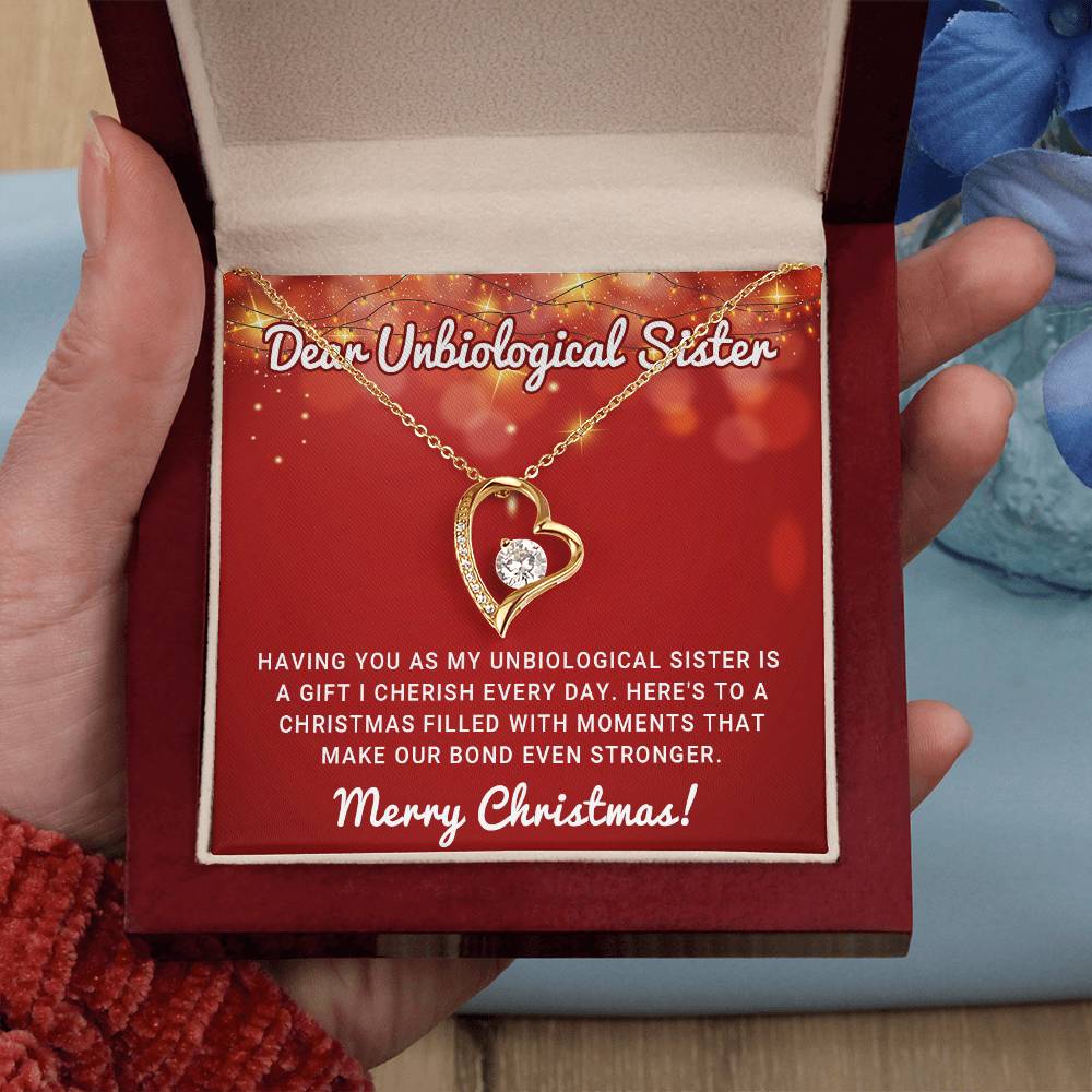 A Christmas Wish for My Unbiological Sister – A Necklace of Love & Joy A1063