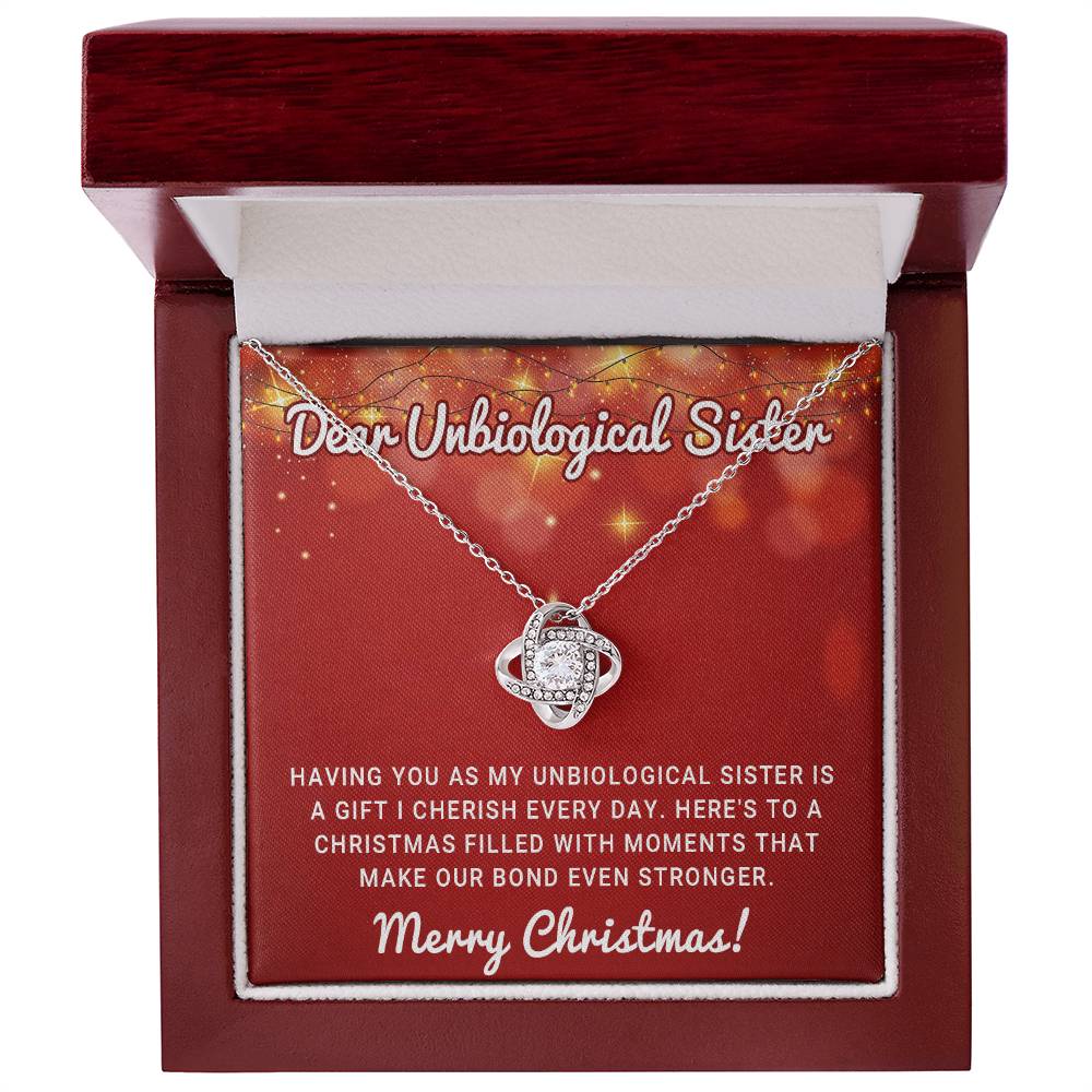 A Christmas Wish for My Unbiological Sister – A Necklace of Love & Joy A1063