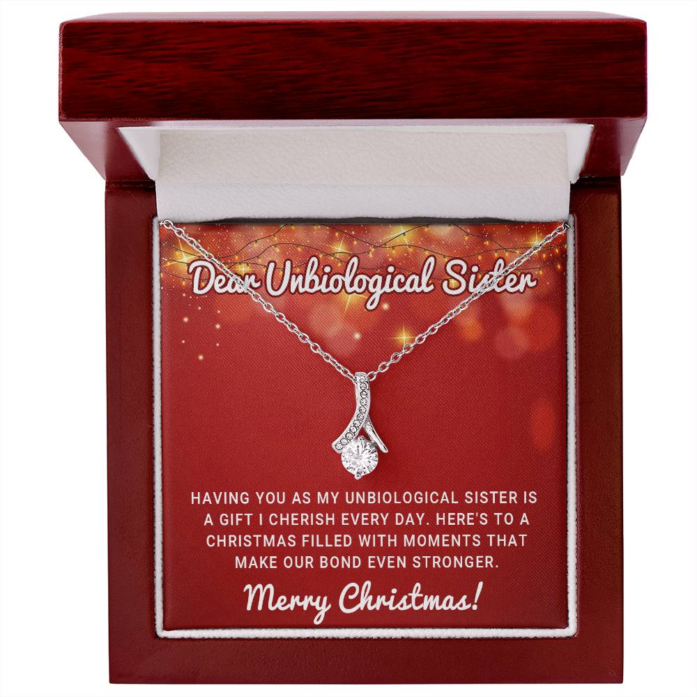 A Christmas Wish for My Unbiological Sister – A Necklace of Love & Joy A1063