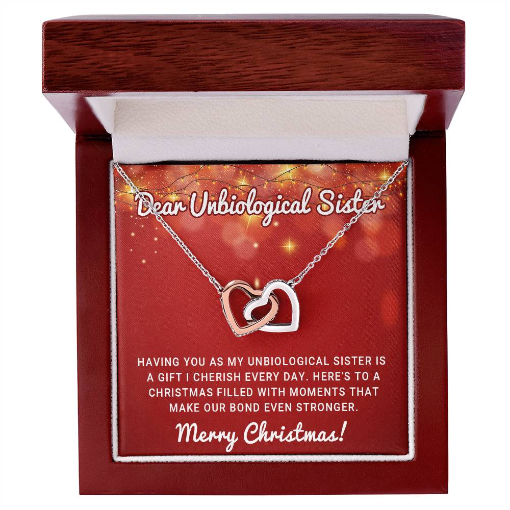 A Christmas Wish for My Unbiological Sister – A Necklace of Love & Joy A1063