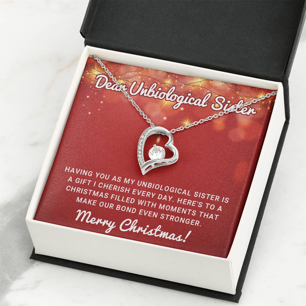 A Christmas Wish for My Unbiological Sister – A Necklace of Love & Joy A1063