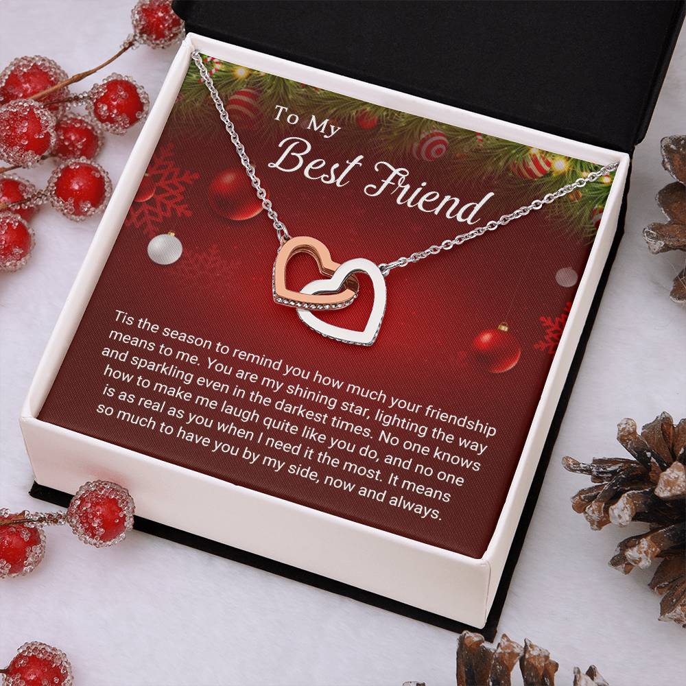 Merry Christmas, Bestie! A Necklace Gift to Cherish Our Friendship A1066