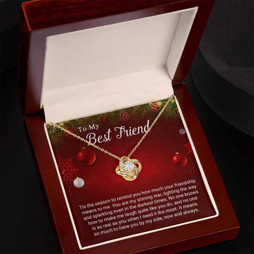 Merry Christmas, Bestie! A Necklace Gift to Cherish Our Friendship A1066