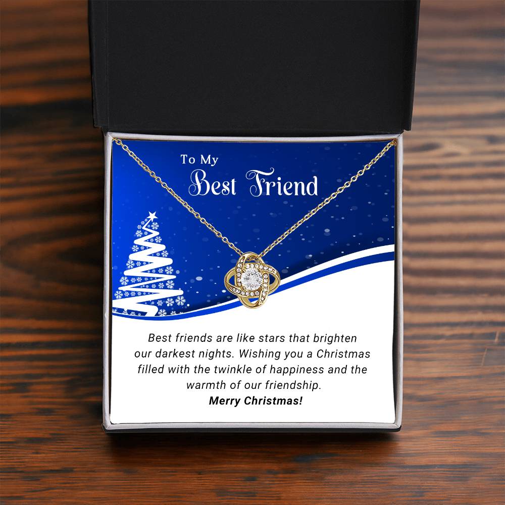 For My Best Friend: A Christmas Necklace That Holds Our Special Memories A1067