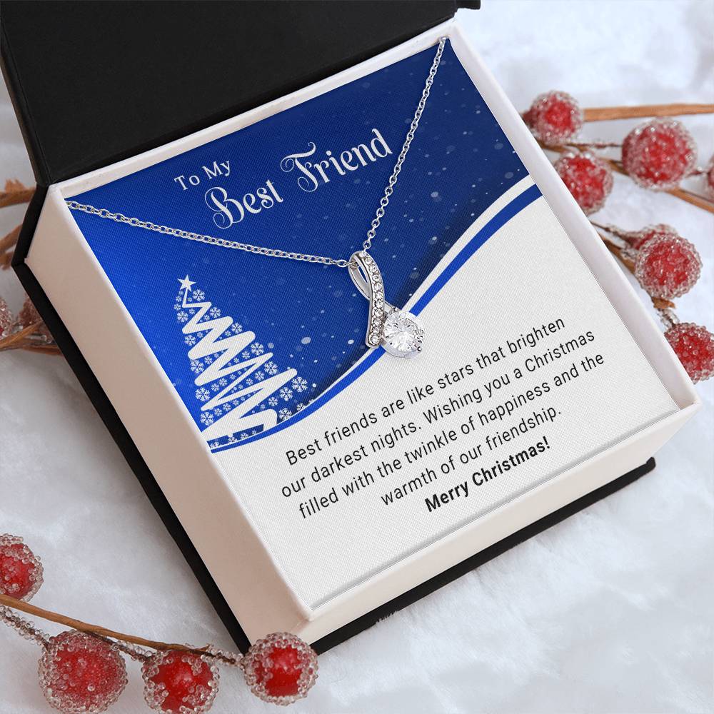 For My Best Friend: A Christmas Necklace That Holds Our Special Memories A1067