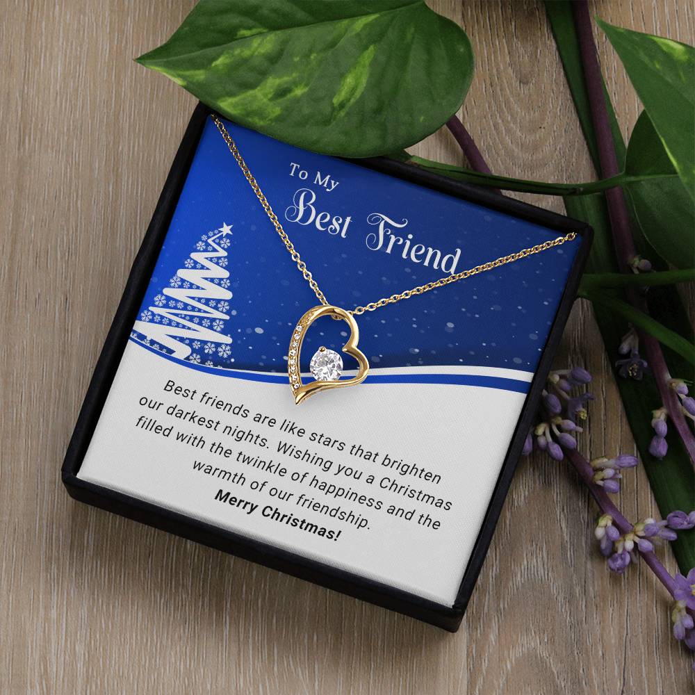 For My Best Friend: A Christmas Necklace That Holds Our Special Memories A1067