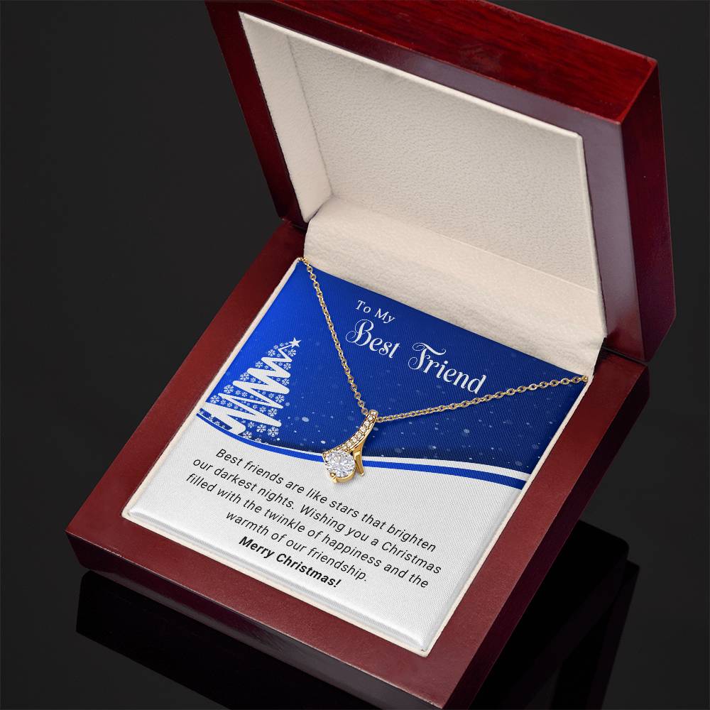 For My Best Friend: A Christmas Necklace That Holds Our Special Memories A1067