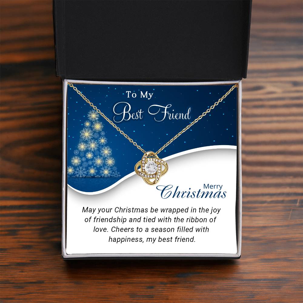 To My Best Friend: A Christmas Necklace to Celebrate Our Unbreakable Bond  A1068