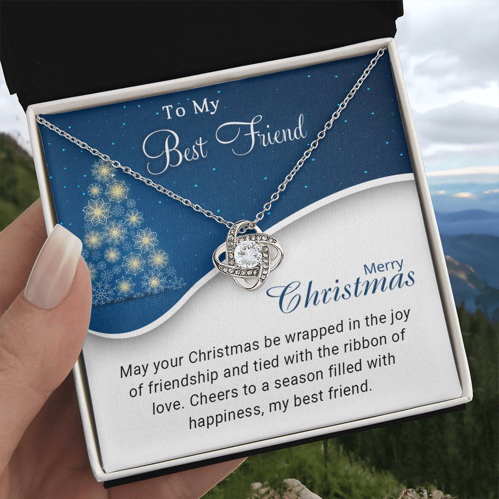 To My Best Friend: A Christmas Necklace to Celebrate Our Unbreakable Bond  A1068