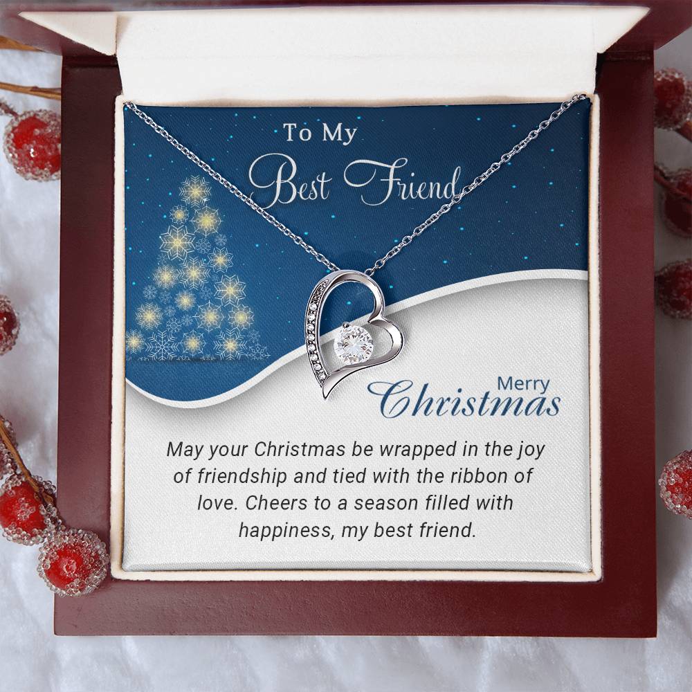 To My Best Friend: A Christmas Necklace to Celebrate Our Unbreakable Bond  A1068