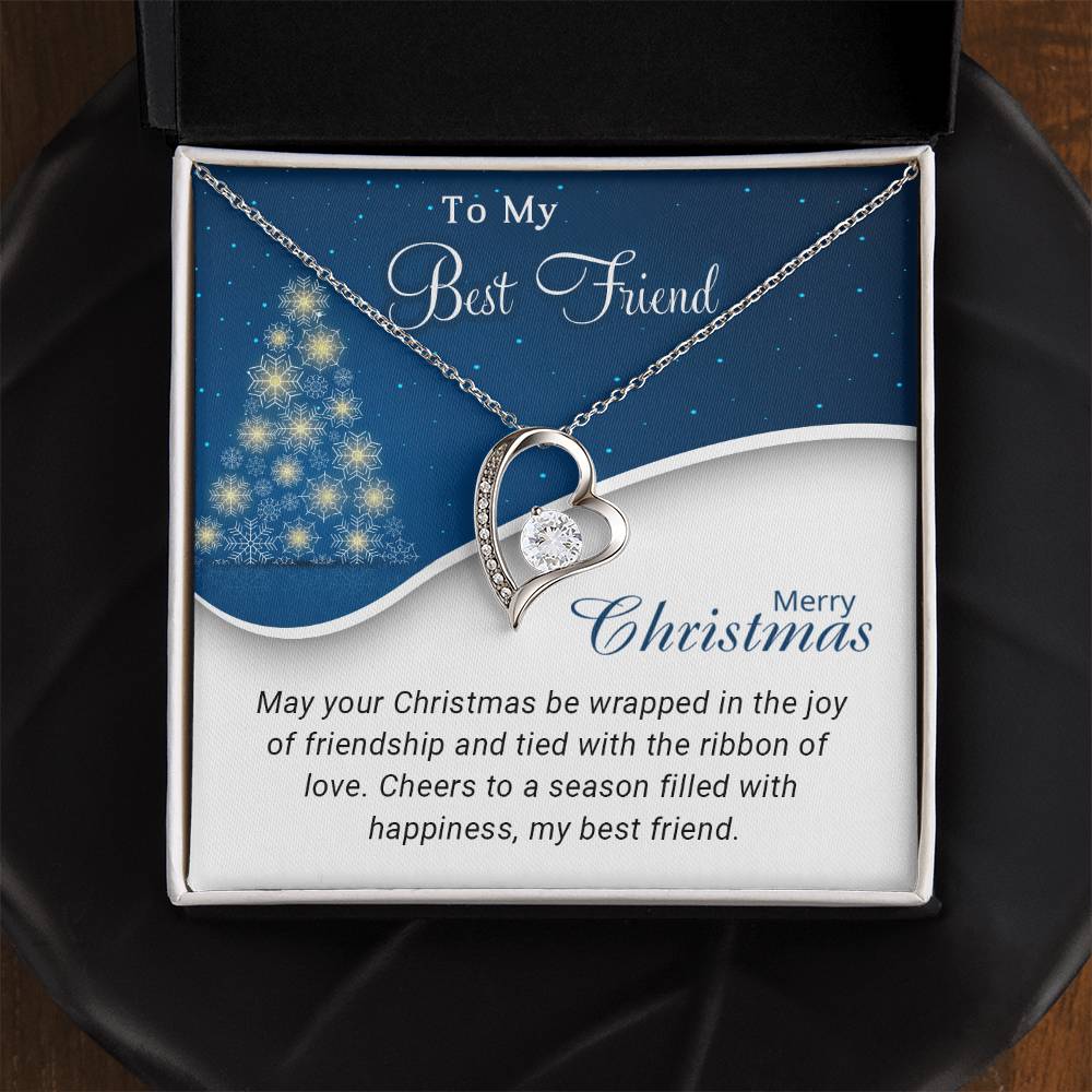 To My Best Friend: A Christmas Necklace to Celebrate Our Unbreakable Bond  A1068