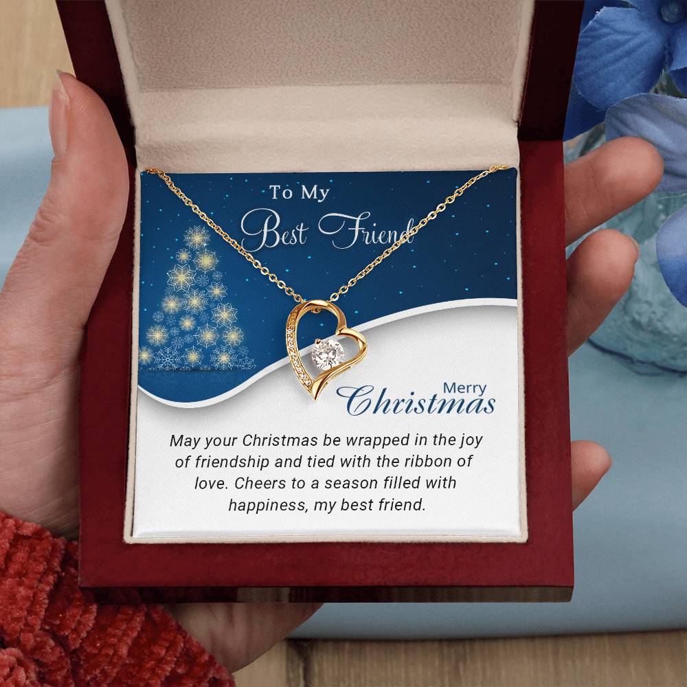 To My Best Friend: A Christmas Necklace to Celebrate Our Unbreakable Bond  A1068