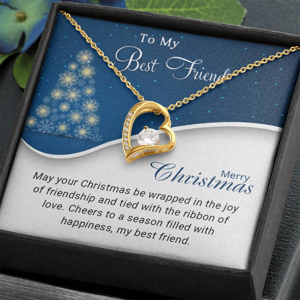 To My Best Friend: A Christmas Necklace to Celebrate Our Unbreakable Bond  A1068