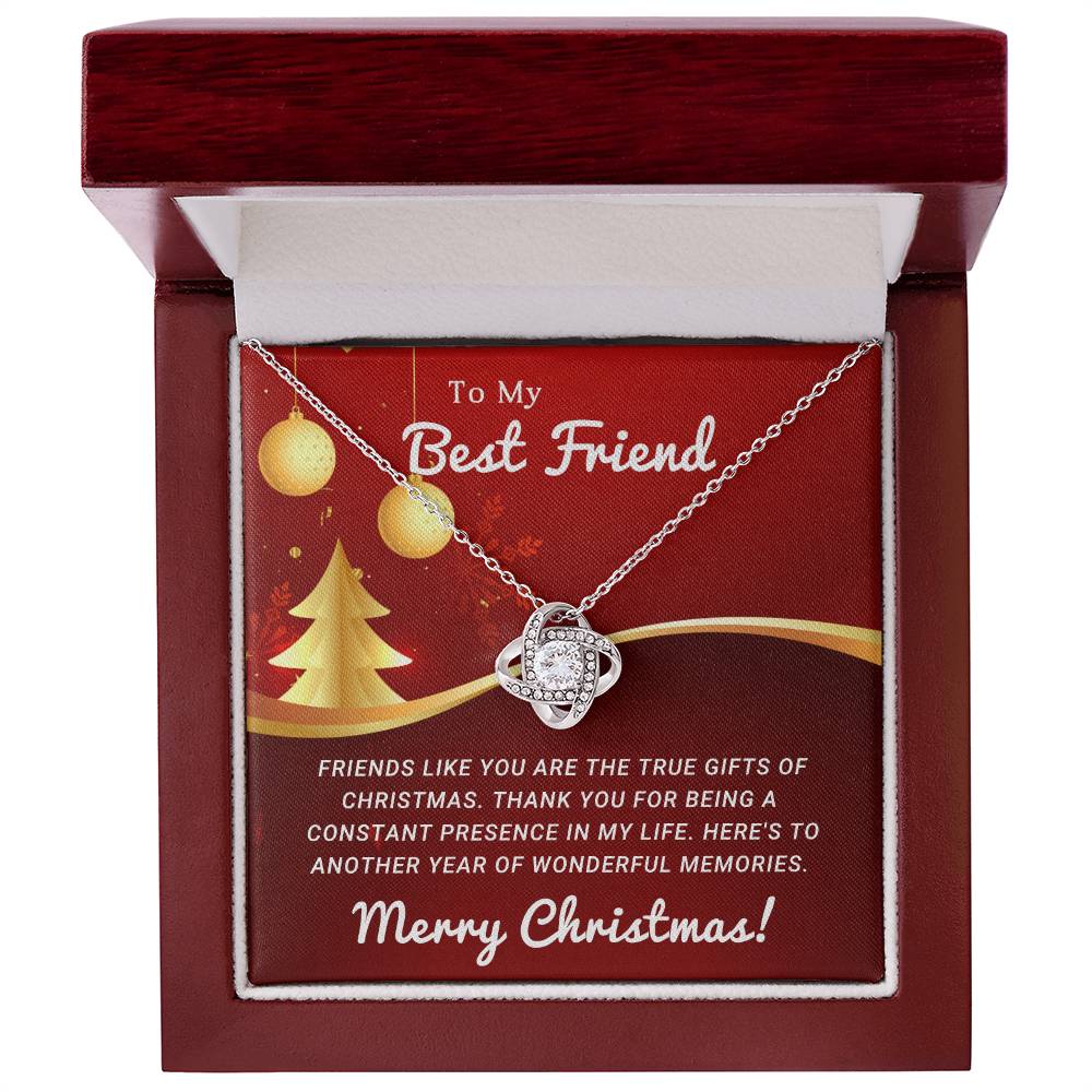 To My Heart's Confidante: A Merry Christmas Necklace as Special as You A1069