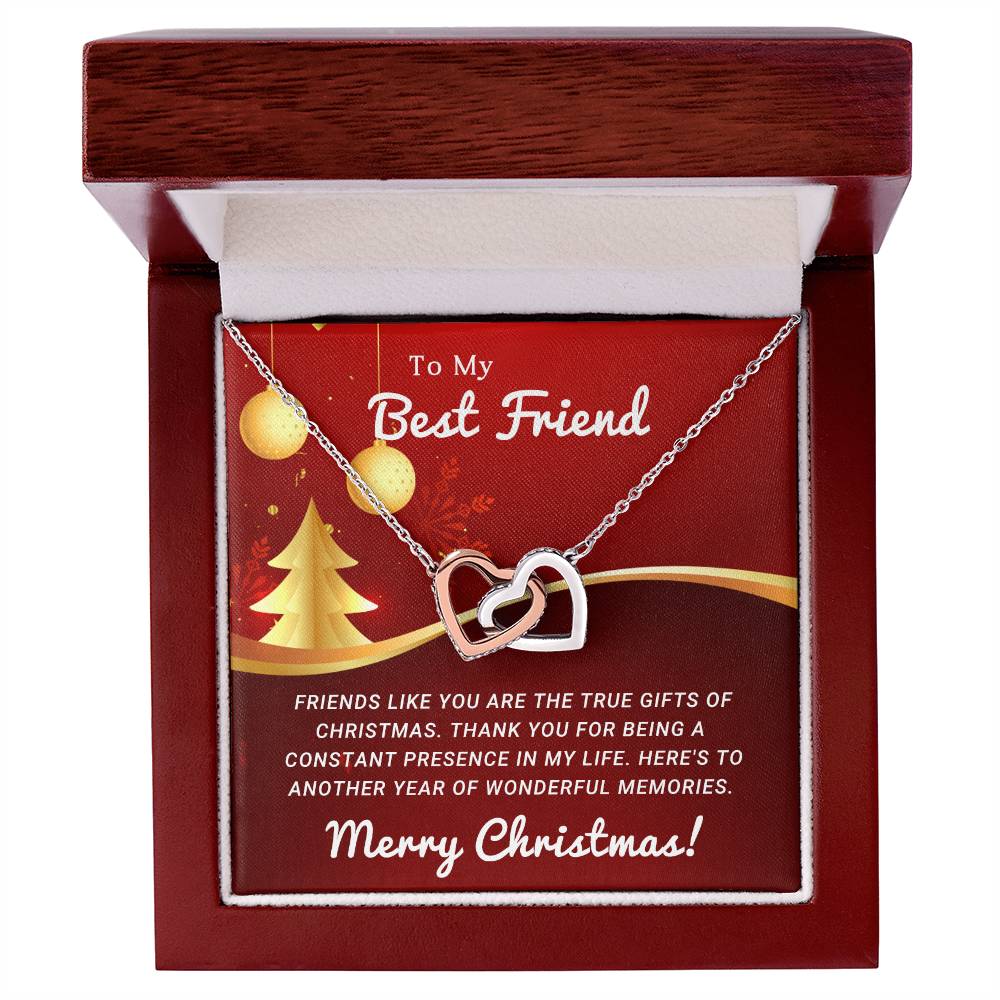 To My Heart's Confidante: A Merry Christmas Necklace as Special as You A1069