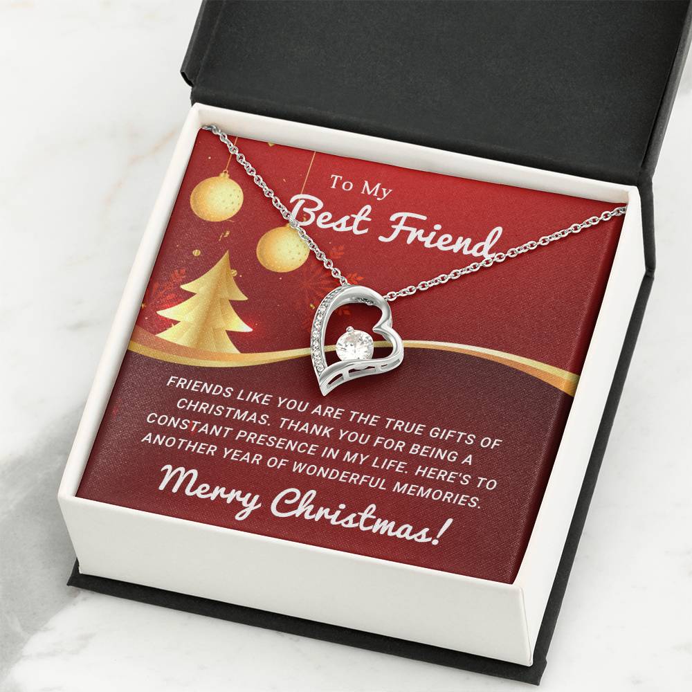 To My Heart's Confidante: A Merry Christmas Necklace as Special as You A1069