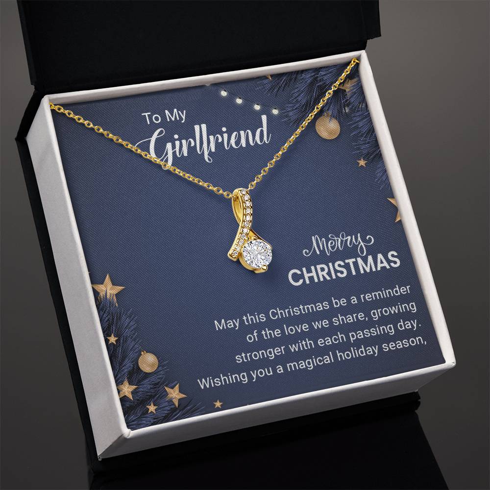 Christmas Gift for My Beautiful Girlfriend - Elegant Necklace to Express My Love A1072